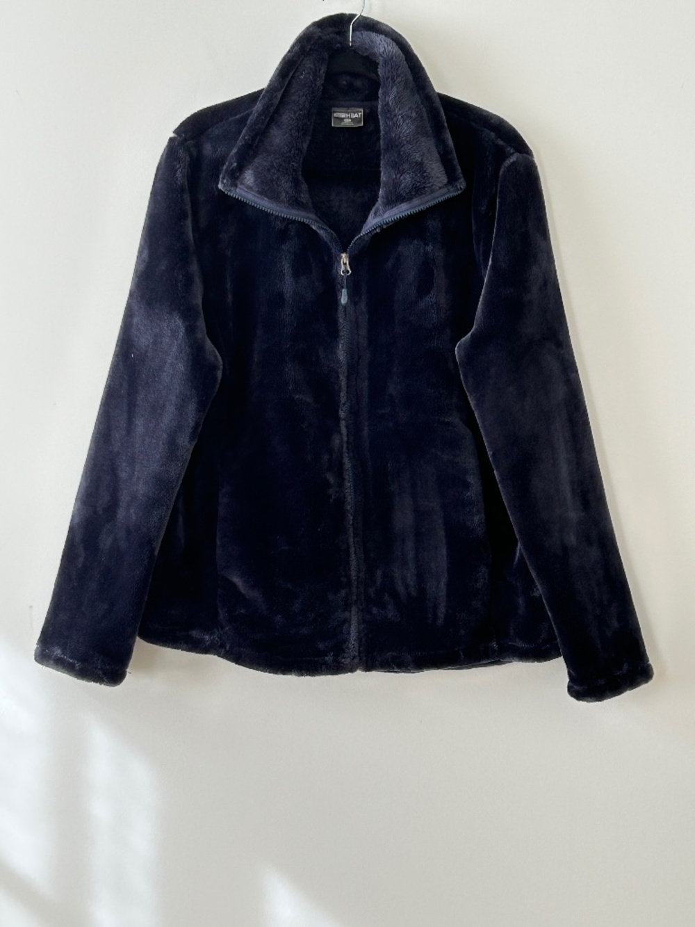32 Degrees Navy Blue Plush Fleece Jacket